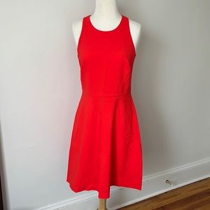 Vibrant Banana Republic wool dress